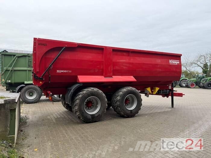 Krampe BIG BODY 750 CARRIER Kipperaanhangers