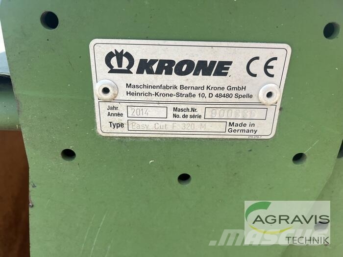 Krone EASYCUT F 320 M (GENERATION 2) Podadoras