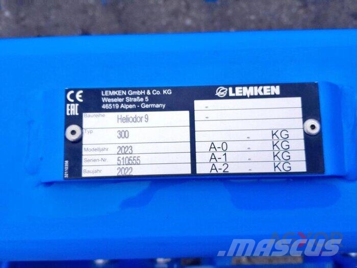 Lemken Heliodor 9/300 Grades