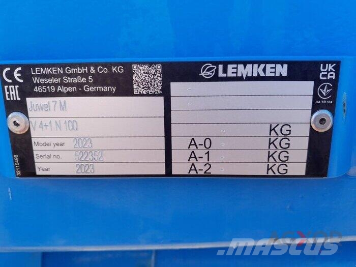 Lemken Juwel 7MV 4+1N100 Overige grondbewerkingsmachines en accessoires