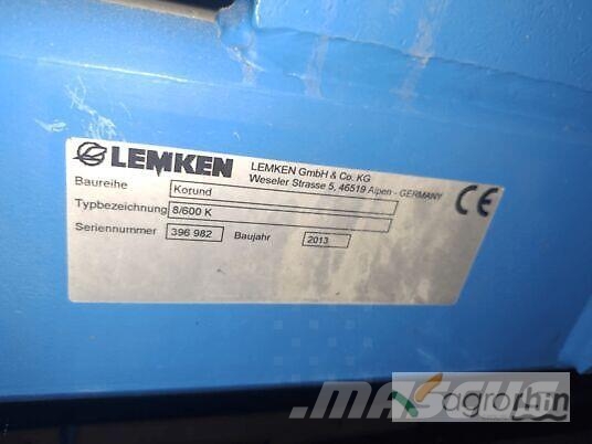 Lemken KORUND8/600K Vetőgépek