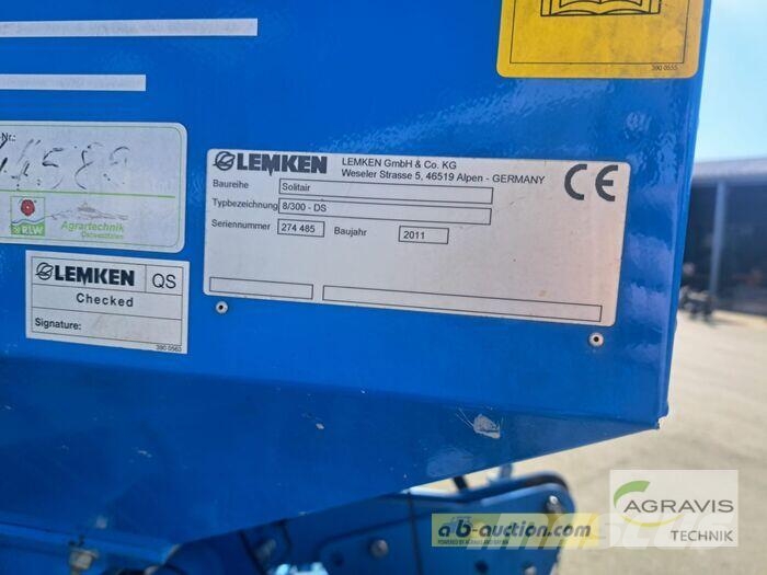 Lemken ZIRKON 8/300 + Solitair 8/300 DS Grades mecânicas e moto-cultivadores