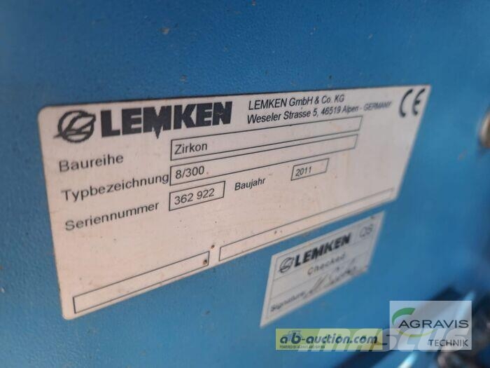 Lemken ZIRKON 8/300 + Solitair 8/300 DS Grades mecânicas e moto-cultivadores