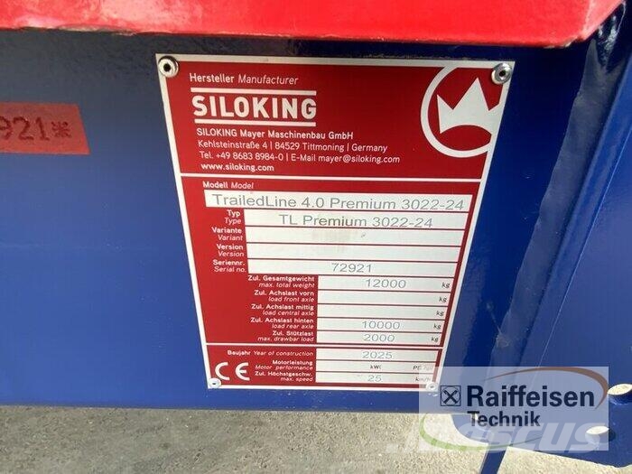 Mayer Siloking TrailedLine 4.0 Premium 3022-24 ملقمات خلاط
