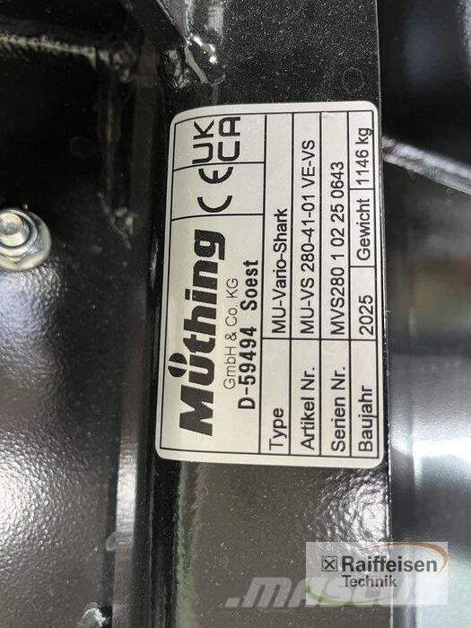 Müthing Front-/Heckmulcher MU-VS 280 Άλλες μηχανές οργώματος και εξαρτήματα