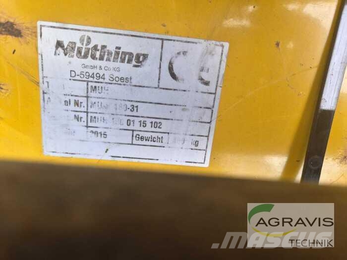 Müthing MU-H 180 Газонні і лукові косилки