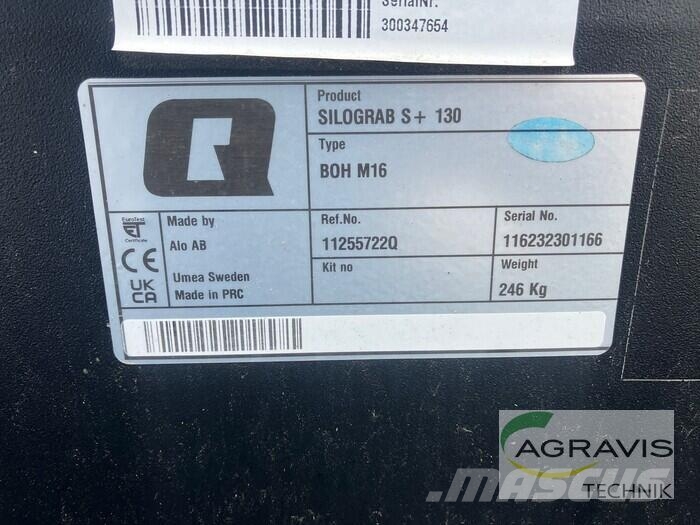 Quicke SILOGRAB S+ 130 Kolové nakladače