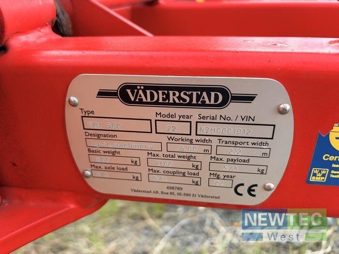 Väderstad NZ MOUNTED 600 Eggen