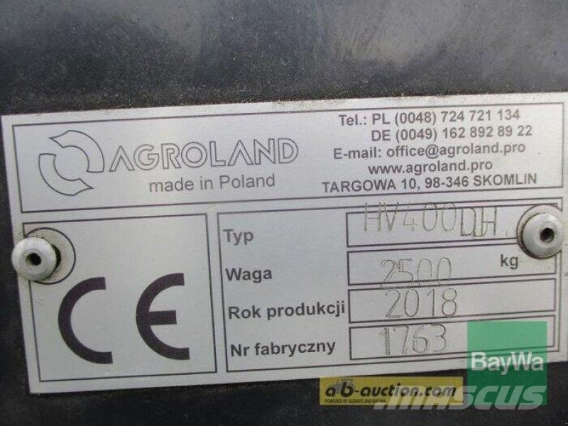 AgroLand HV 400 DH زحافات ساحقة