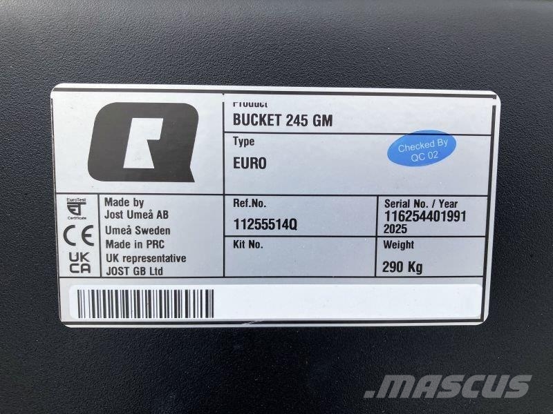 Ålö 11255514Q GM 245 EURO ملحقات أمامية للوادر