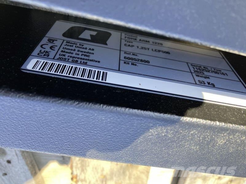 Ålö 60052800 ZINKEN 1.200MM Priključci za prednji utovarivač