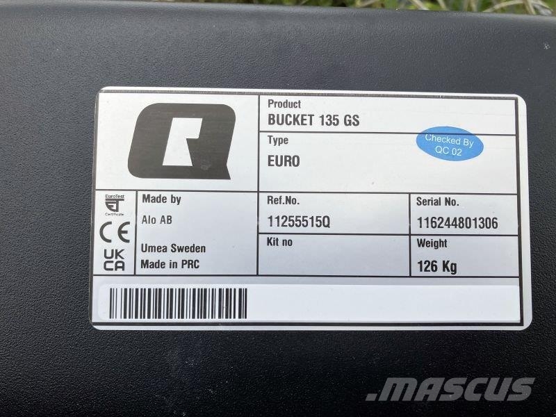 Ålö BUCKET 135 GS Frontālo iekrāvēju papildaprīkojums
