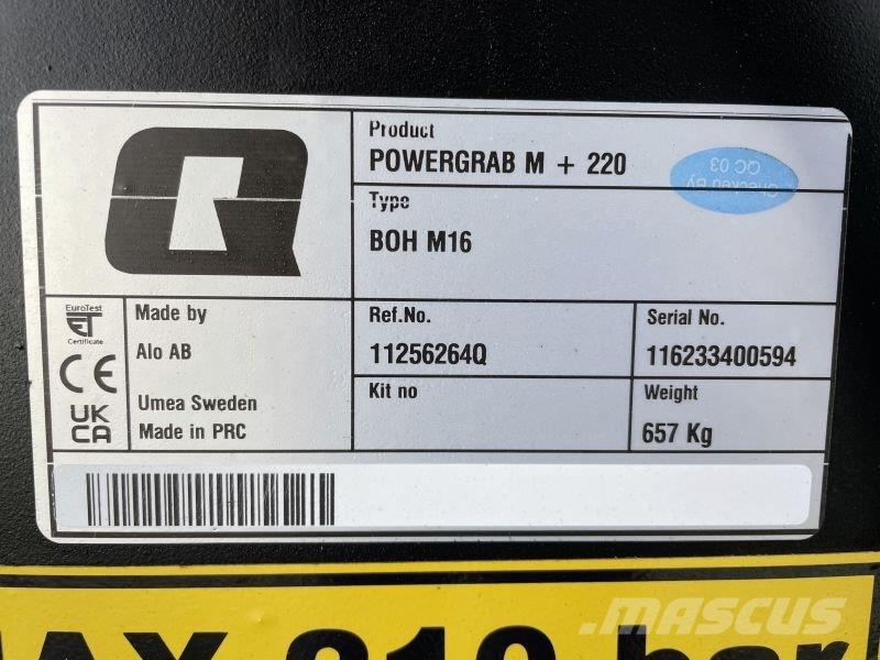 Ålö POWERGRAB M+ 220 # 144 Accessoires chargeur frontal