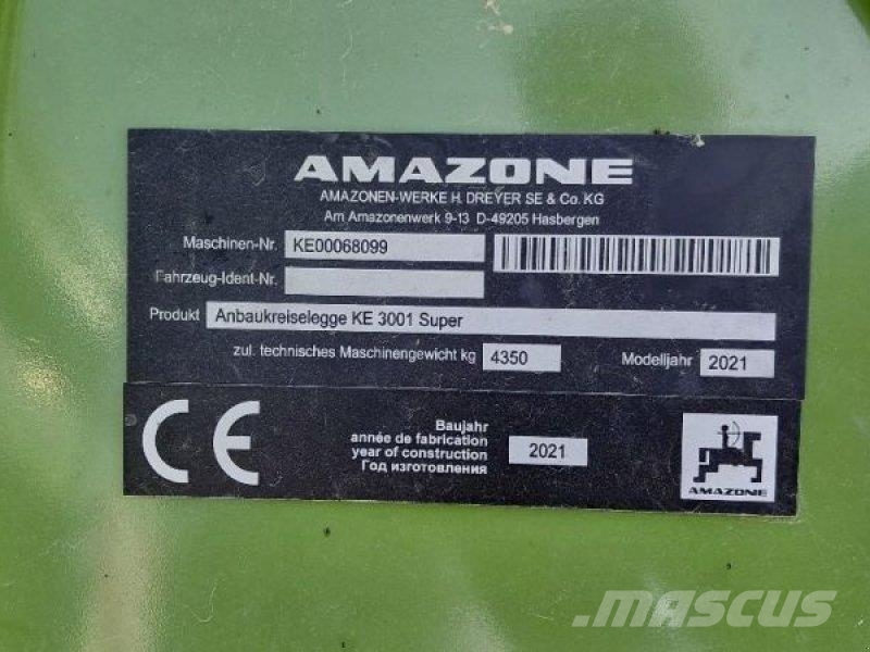 Amazone AD 3000 SUPER + KE 3001 SUPER Zaaicombinaties