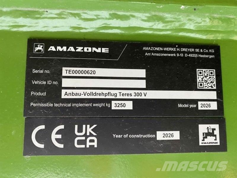 Amazone ANBAU-VOLLDREHPFLUG TERES 300V Navadni plugi
