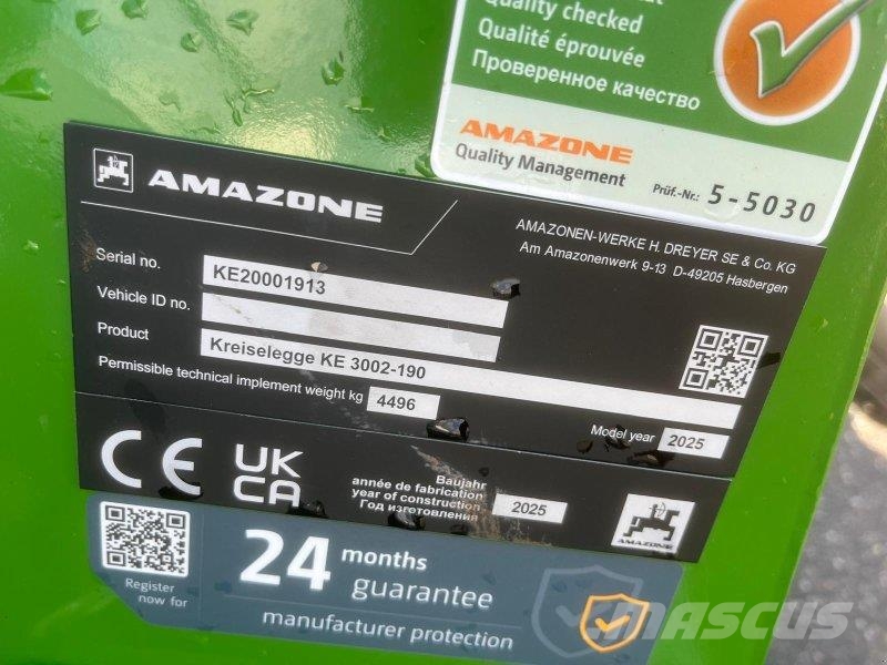 Amazone Cataya KE 3002 + Cataya 3000 spezial Semoir combiné