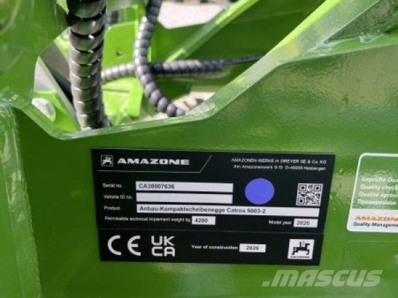 Amazone CATROS+ 5003-2 Schijveneggen