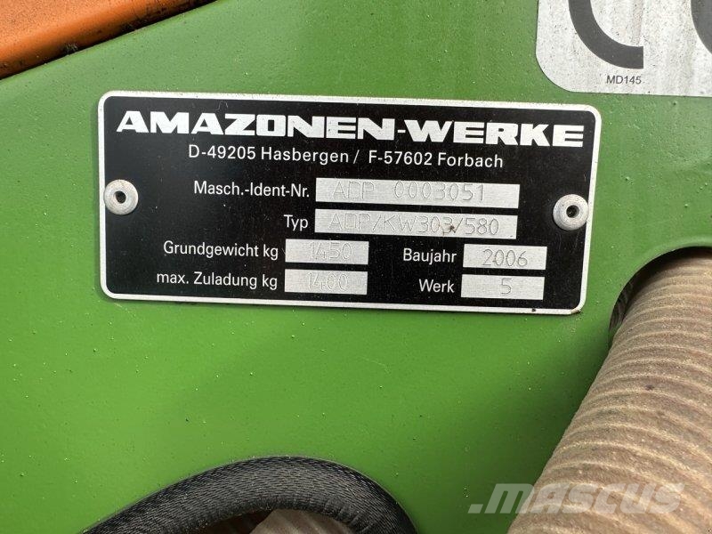 Amazone KG 303 + ADP 580 Kombinirane sejalnice