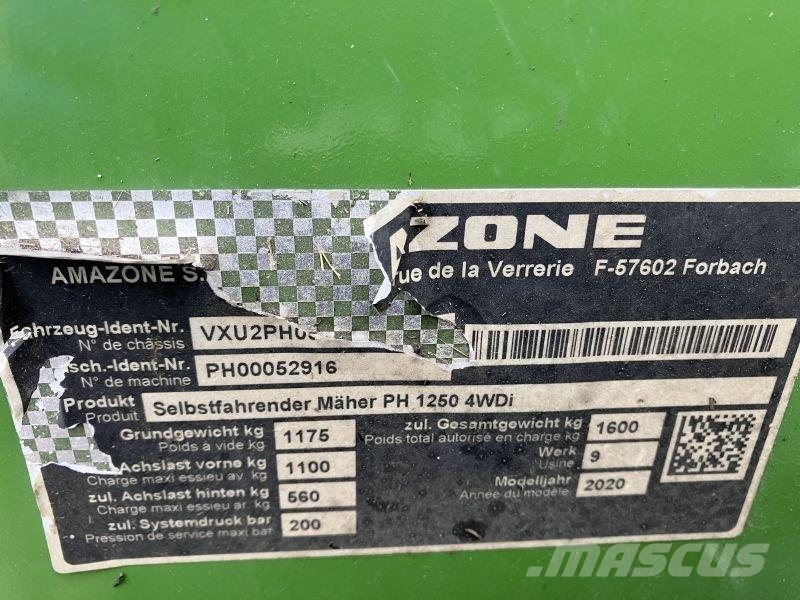 Amazone PH 1250 4WDI Gezogene und selbstfahrende Mäher