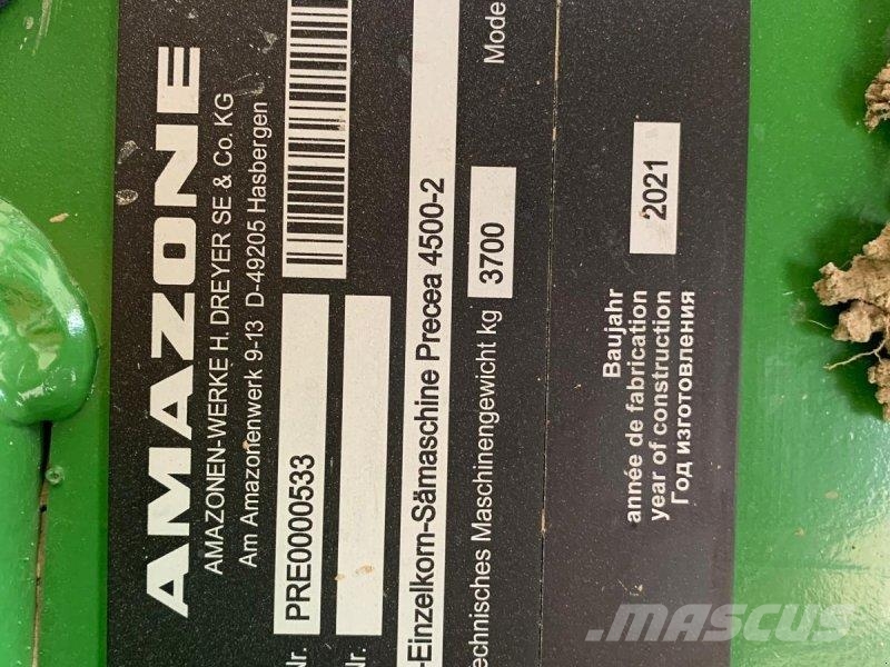 Amazone Precea 4500-2 Super Zubehör Sämaschinen und Pflanzmaschinen