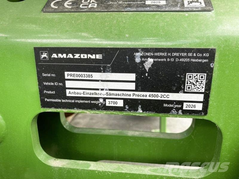 Amazone PRECEA 4500-2CC Egyéb vetőgépek és tartozékok
