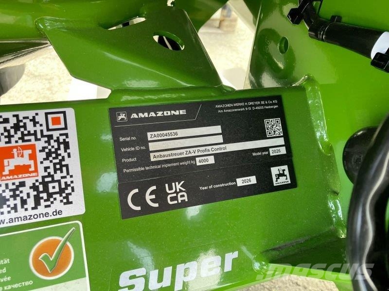 Amazone ZA-V 1400 SUPER PROFIS CONTROL Mestverspreider