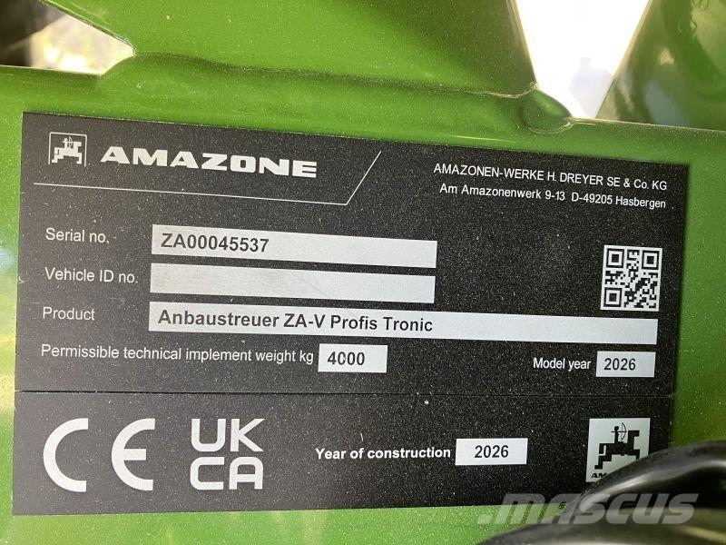 Amazone ZA-V 2000 SUPER PROFIS TRONIC Mestverspreider