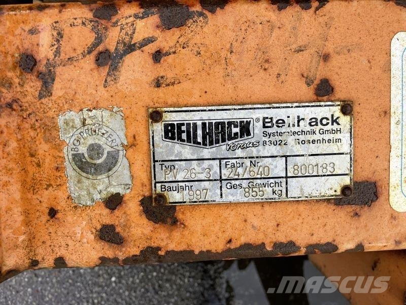 Beilhack PV 26-3 حراثات ونصول الجليد