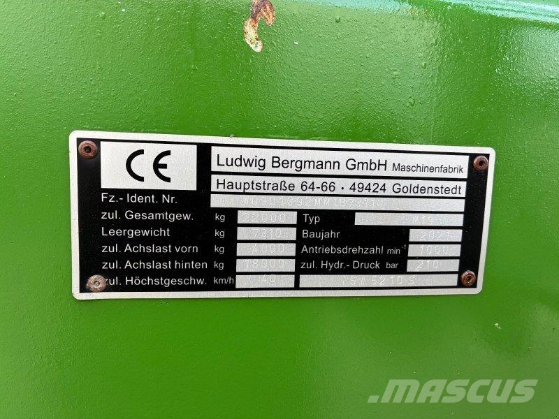 Bergmann TSW 5210 S Kuivalannan levittimet