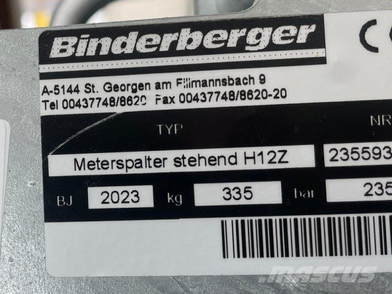 Binderberger H 12 Z Muut ympäristökoneet