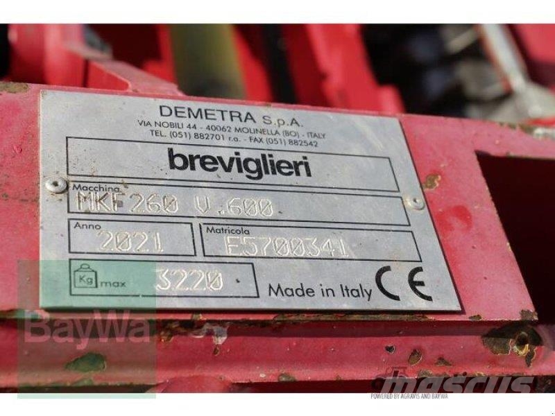 Breviglieri MKF 260 V. 600 زحافات ساحقة