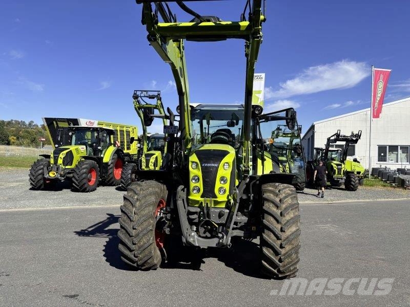 CLAAS ARION 470 COMFORT + FL 120 C Tractoren