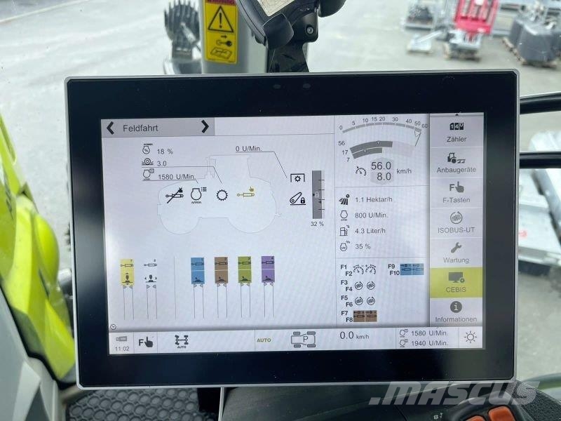 CLAAS AXION 830 CMATIC CEBIS الجرارات
