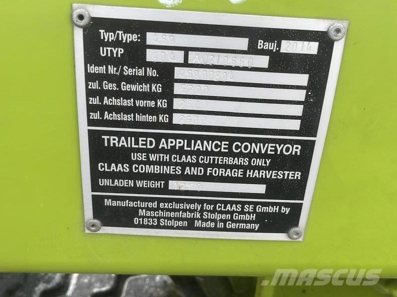 CLAAS Direct DIsc 610 Pro NT Компоненты для зерноуборочных комбайнов