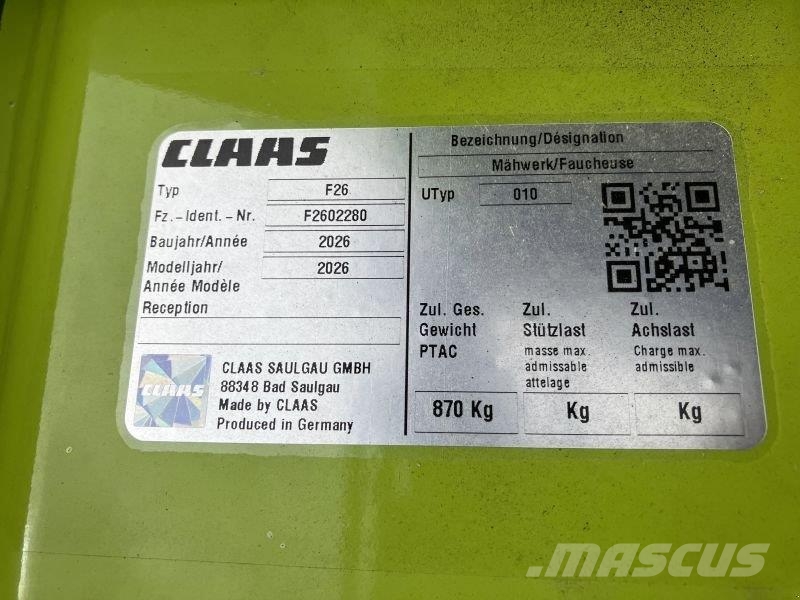 CLAAS DISCO 320 جزازات