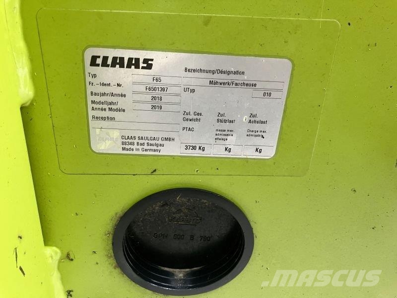 CLAAS DISCO 9200 C AUTOSWATHER Šienapjovės