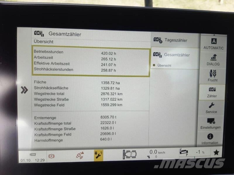 CLAAS GEBR MÄHDRESCHER LEXION 8700TT Leikkuupuimurit