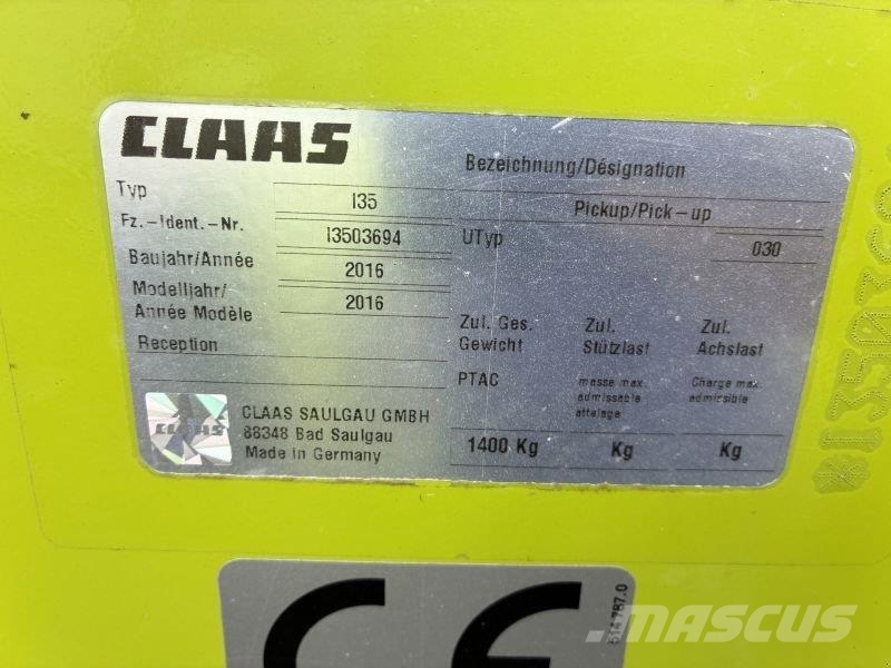 CLAAS JAGUAR 850 + PU300 +KEMPER 360 Žacie rezačky