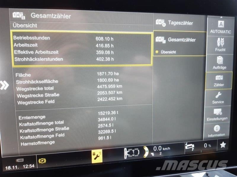 CLAAS MÄHDRESCHER LEXION 8700TT Combine harvesters