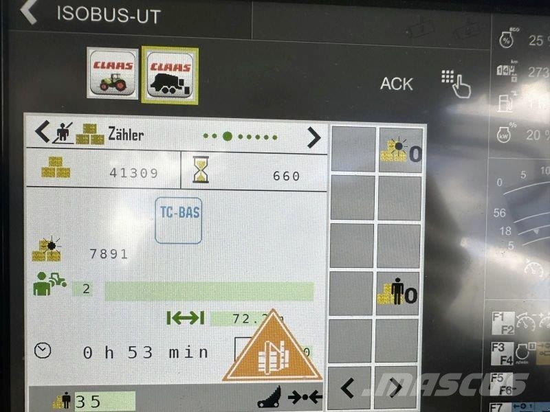 CLAAS QUADRANT 5200 FC TANDEM Balirke (kvadratne bale)