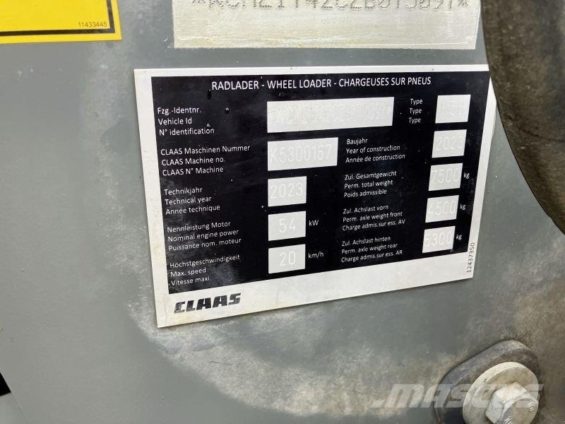 CLAAS TORION 644 SINUS Radlader