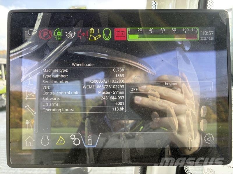 CLAAS TORION 738 T SINUS Kolesni nakladalci