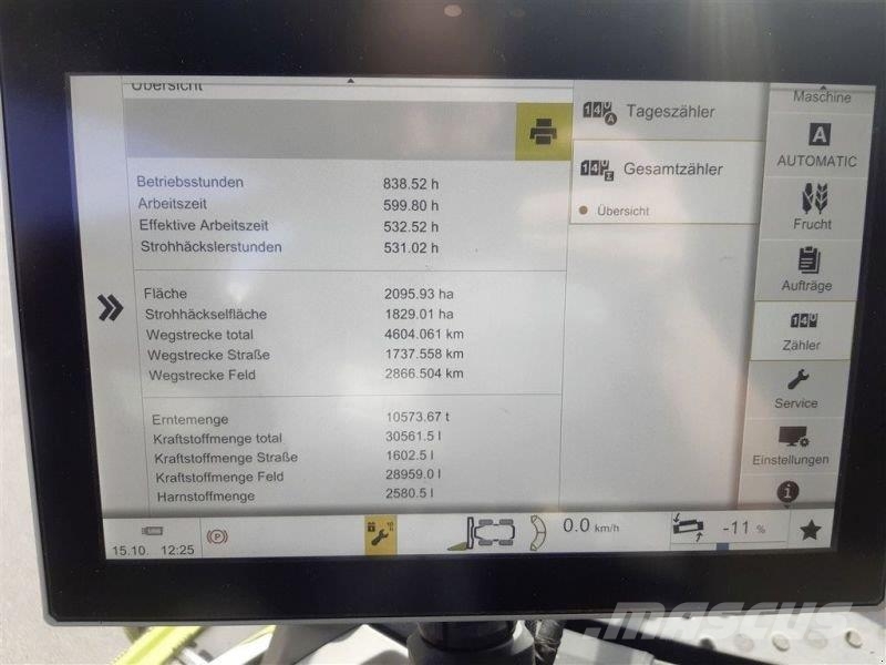 CLAAS TRION 750 Kombajni