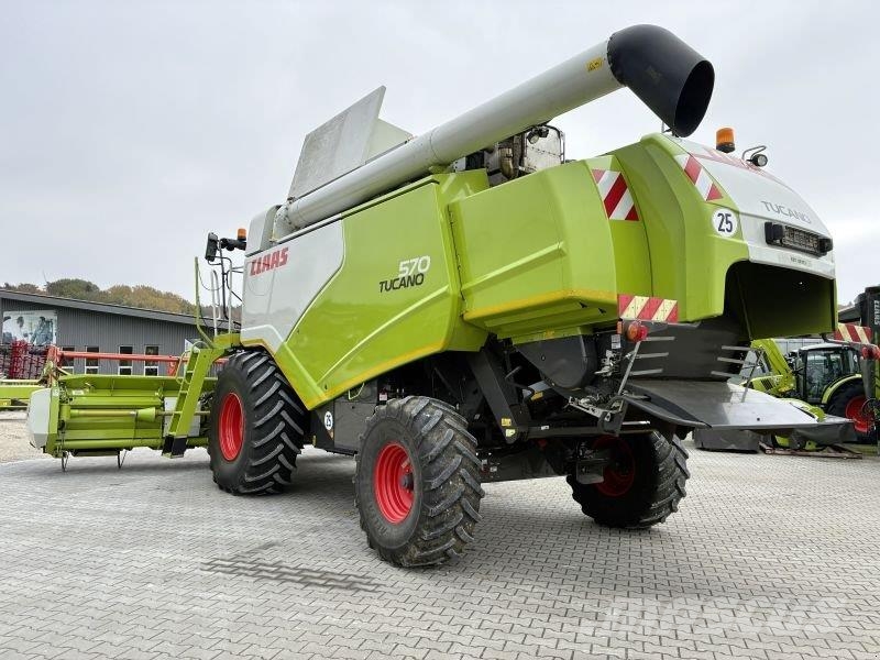 CLAAS TUCANO 570 + V680 RAPS + TW Kombajni