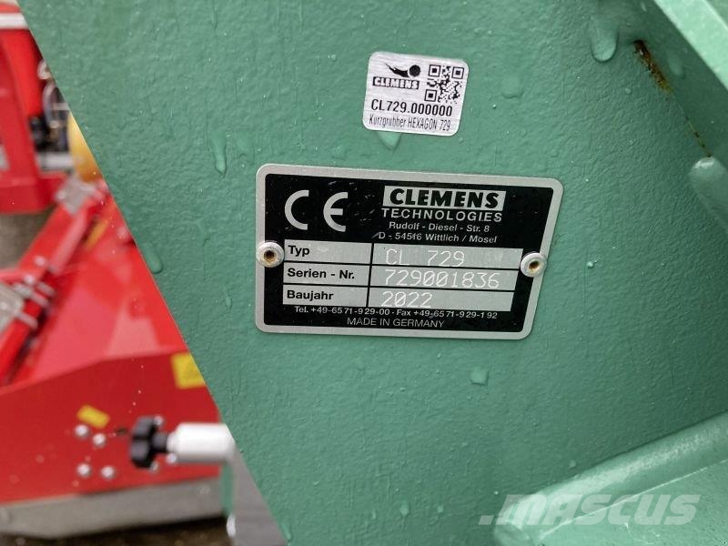 Clemens HEXAGON 729 KURZGRUBBER CLEMEN Falciatrinciatrici