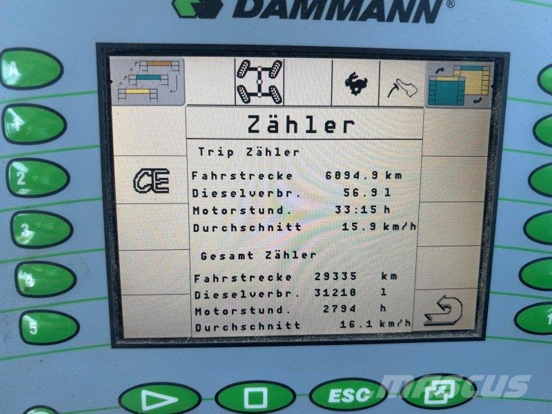 Dammann DT 2500H S4 DAMMANN-trac Samohodne škropilnice
