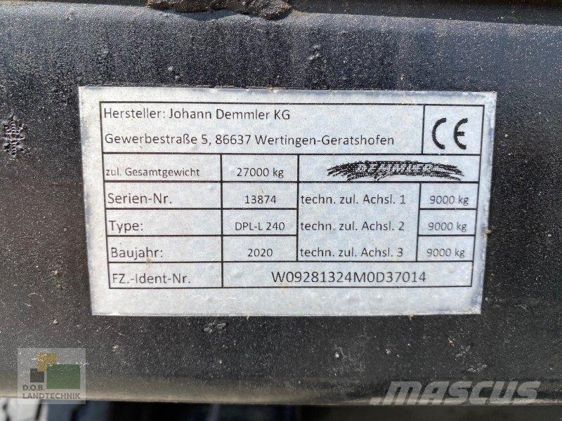 Demmler DPL - Plattformwagen 24 Tonnen mit Aufbau Plataformas