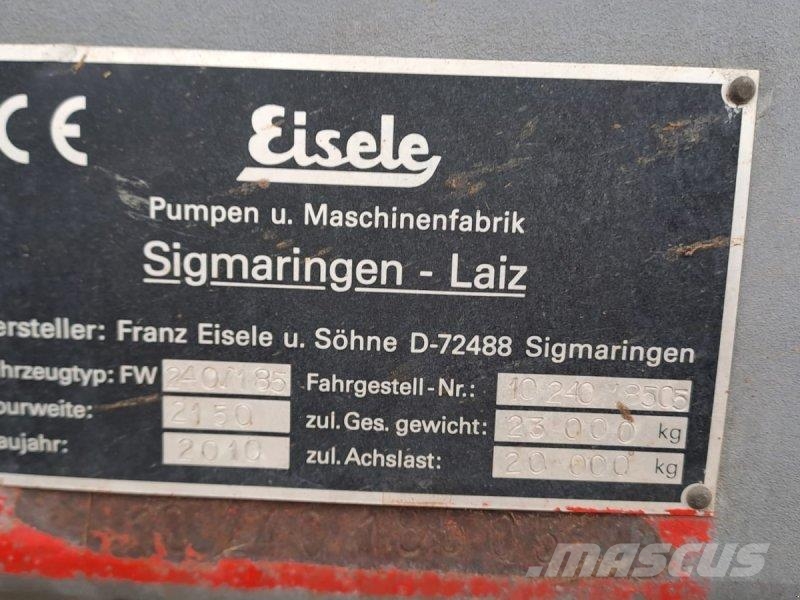 Eisele FW 240/185 Pompe e miscelatori