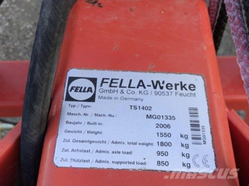 Fella TS 1402 Karhottimet