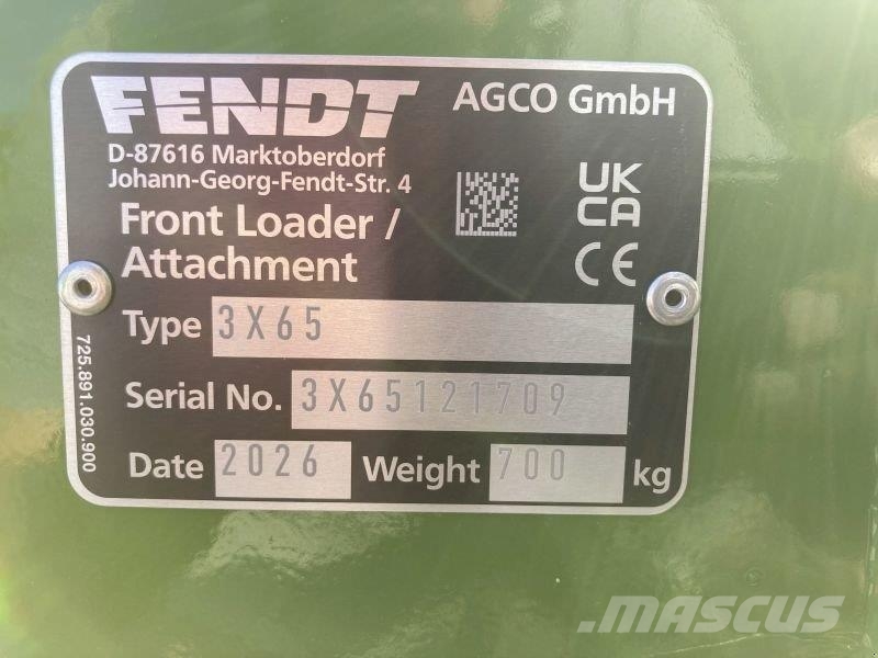 Fendt Cargo 3X65 Ładowacze i koparki czołowe